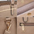 Gold-Tone Hardware Vegan Leather Textured Handbag with Matching Wallet l Dasein - Dasein Bags