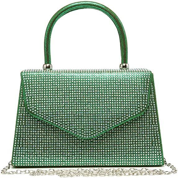 Glitter Evening Clutch Bag Rhinestone Handbag Purse Wedding Party Bag for Women - Dasein Bags