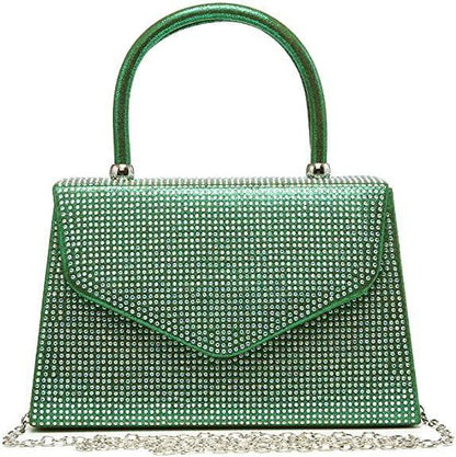 Glitter Evening Clutch Bag Rhinestone Handbag Purse Wedding Party Bag for Women - Dasein Bags
