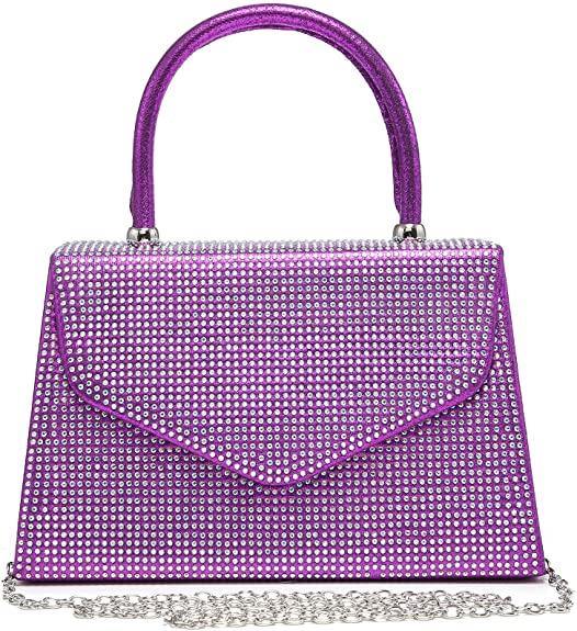 Lilac clutch bag for wedding top