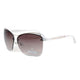 Women's Fashion Sunglasses w/ Hint of Rhinestones & Peek-Thru Sides