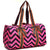 Quilted Chevron Duffel Bag With Removable Bows - Dasein Bags