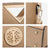 Fashion Design Chic Triangle Handle Shoulder Bag with Matching Wallet l Dasein - Dasein Bags