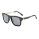 Square Sunglasses with Thick Metal Arms