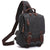 Vintage Unisex Canvas Sling Bag-Backpacks & Bookbags-Dasein Bags