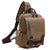 Vintage Unisex Canvas Sling Bag-Backpacks & Bookbags-Dasein Bags
