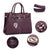 Women Satchel Purses Handbags Belted Top-handle Work Tote Shoulder l Dasein - Dasein Bags