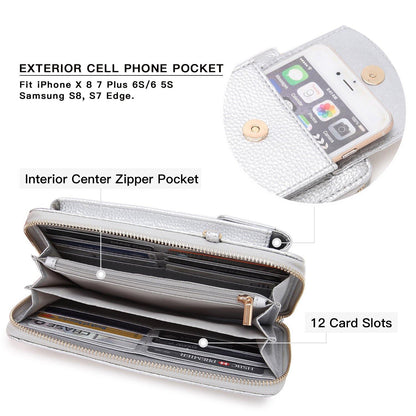 Fashion Small Size Cellphone Wristlet Crossbody Bag - Dasein Bags