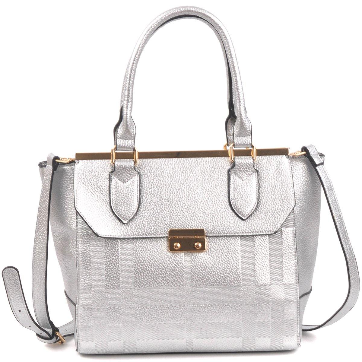 Dasein Fashion Satchel Shoulder Bag with Shoulder Strap - Dasein Bags