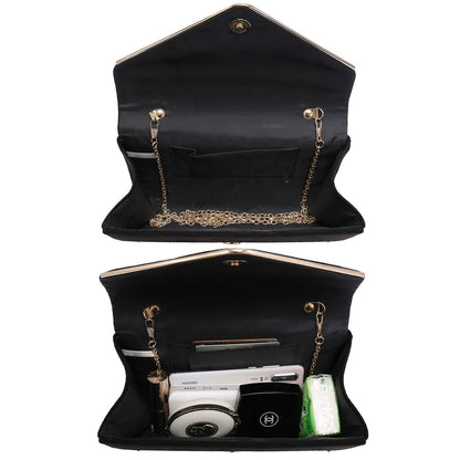 Envelope Shining Rhinestone Clutch Purses for Party Wedding Purse Dasein - Dasein Bags