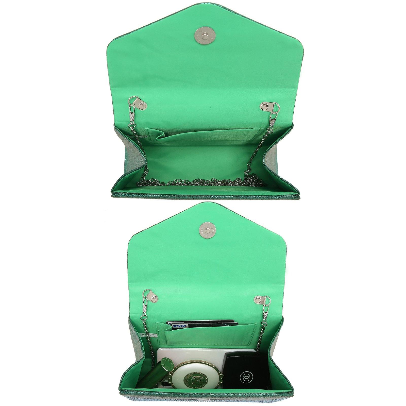 Glitter Evening Clutch Bag Rhinestone Handbag Purse Wedding Party Bag for Women - Dasein Bags