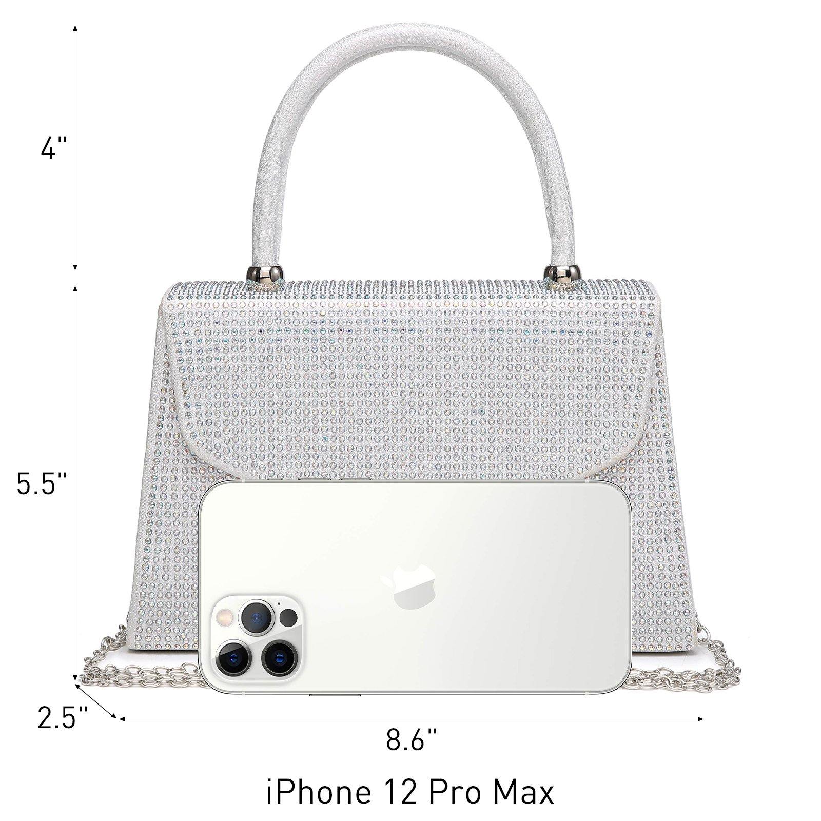 Glitter Evening Clutch Bag Rhinestone Handbag Purse Wedding Party Bag for Women - Dasein Bags