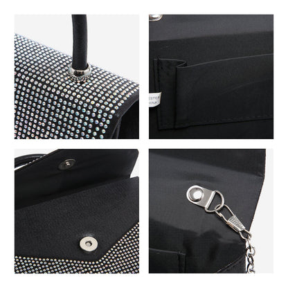 Glitter Evening Clutch Bag Rhinestone Handbag Purse Wedding Party Bag for Women - Dasein Bags