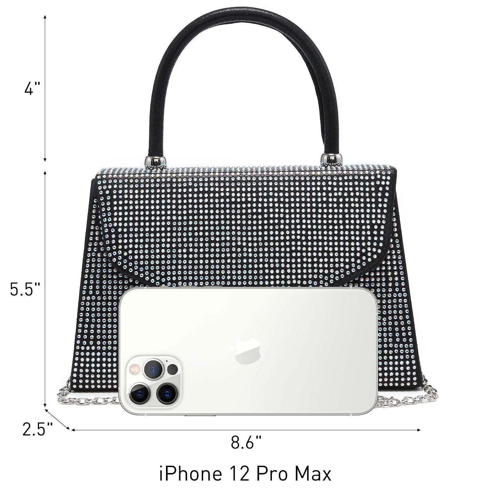 Glitter Evening Clutch Bag Rhinestone Handbag Purse Wedding Party Bag for Women - Dasein Bags