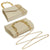 Chain Clutch Purse Glittering Evening Bag Party Cocktail Prom Handbags for Women - Dasein Bags