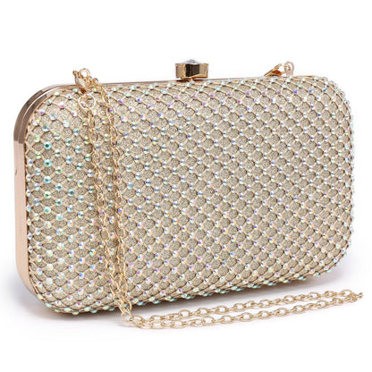 Womens Sparkling Rhinestone Clutch Evening Purse for Prom Party Wedding Dasein - Dasein Bags
