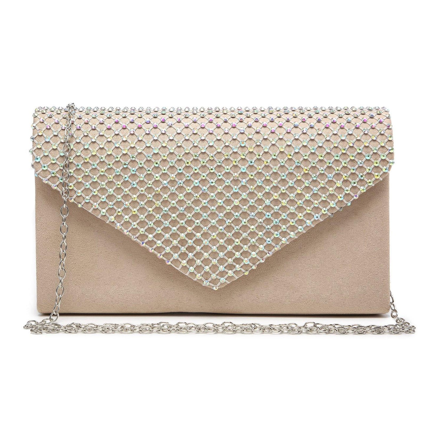 Women Colorful Rhinestone Cocktail Prom Evening Clutch Bags for Wedding Dasein - Dasein Bags