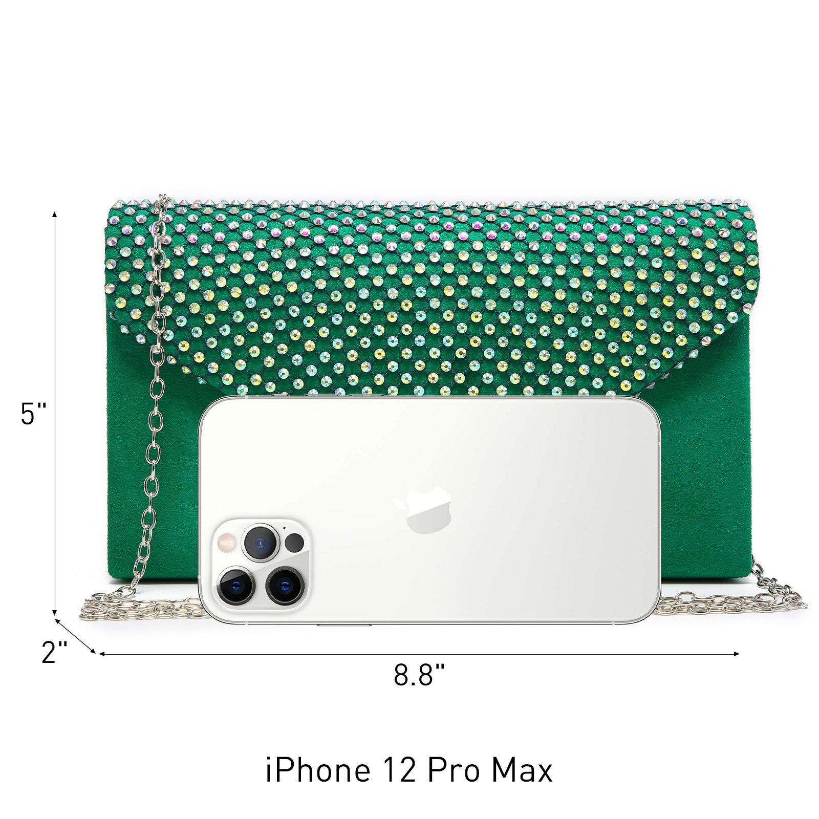 Women Colorful Rhinestone Cocktail Prom Evening Clutch Bags for Wedding Dasein - Dasein Bags