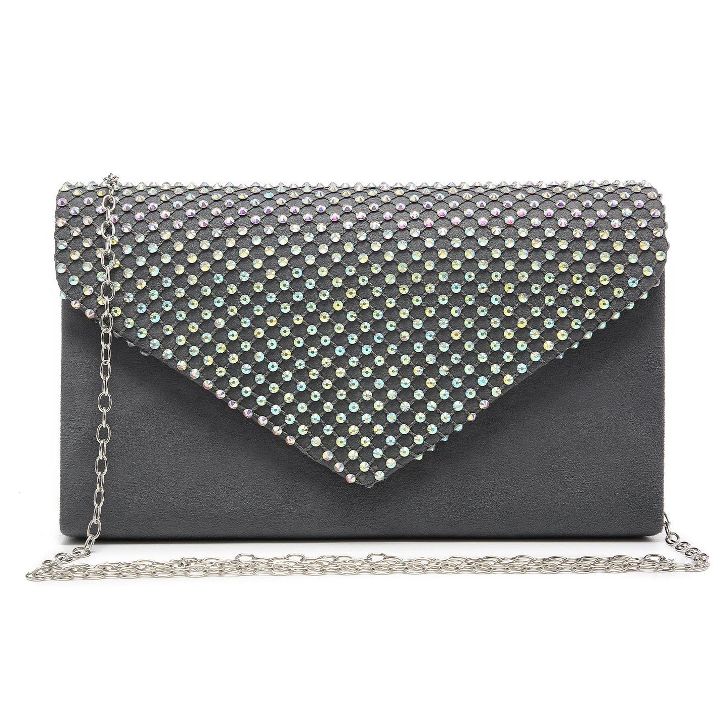 Women Colorful Rhinestone Cocktail Prom Evening Clutch Bags for Wedding Dasein - Dasein Bags