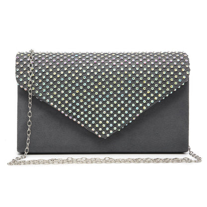Women Colorful Rhinestone Cocktail Prom Evening Clutch Bags for Wedding Dasein - Dasein Bags