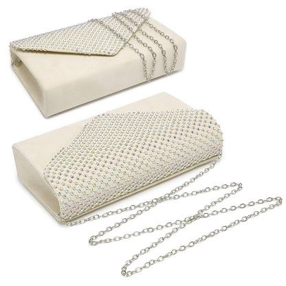 Women Colorful Rhinestone Cocktail Prom Evening Clutch Bags for Wedding Dasein - Dasein Bags
