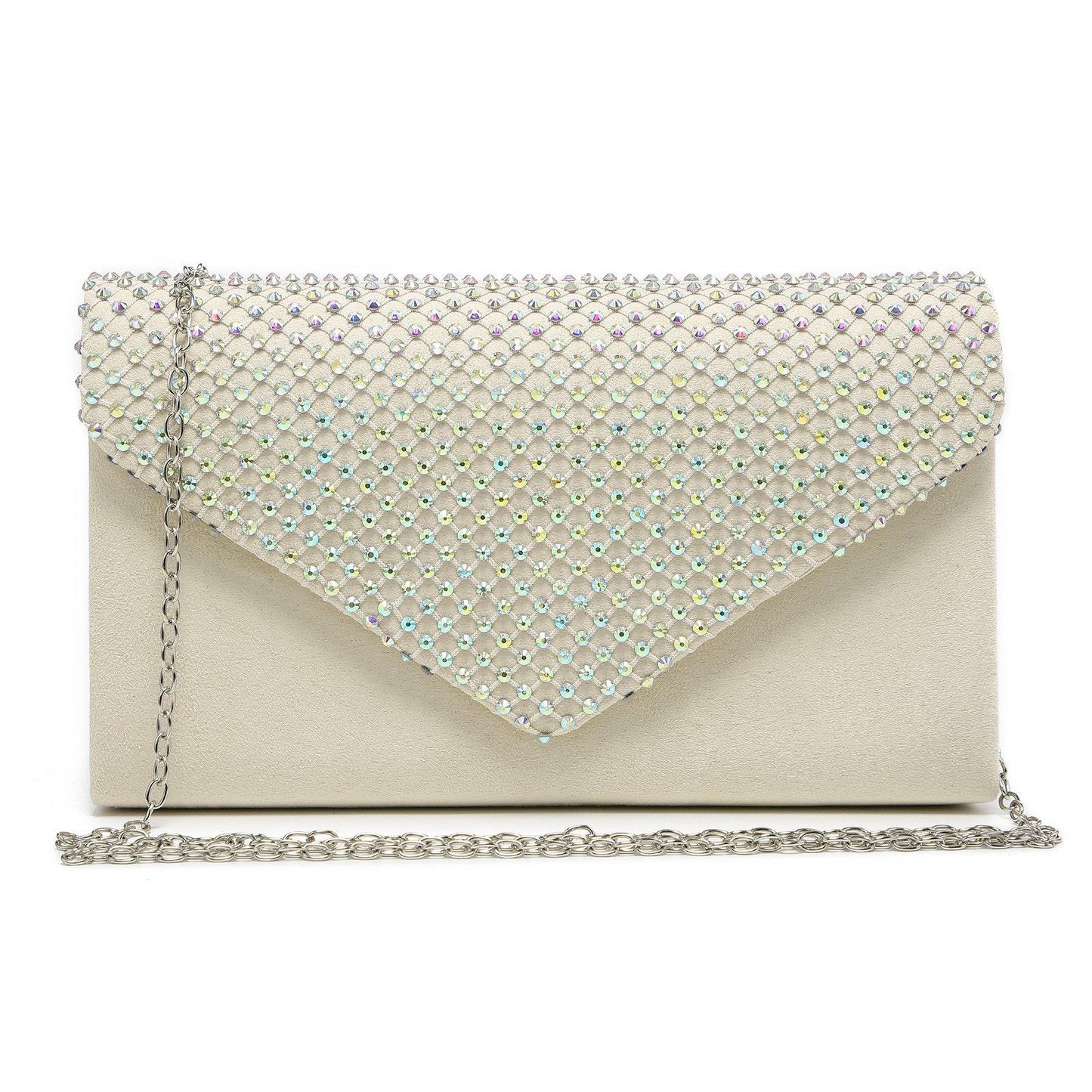 Women Colorful Rhinestone Cocktail Prom Evening Clutch Bags for Wedding Dasein - Dasein Bags