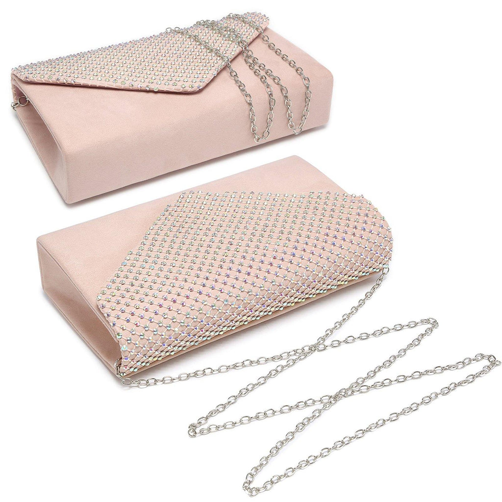 Women Colorful Rhinestone Cocktail Prom Evening Clutch Bags for Wedding Dasein - Dasein Bags