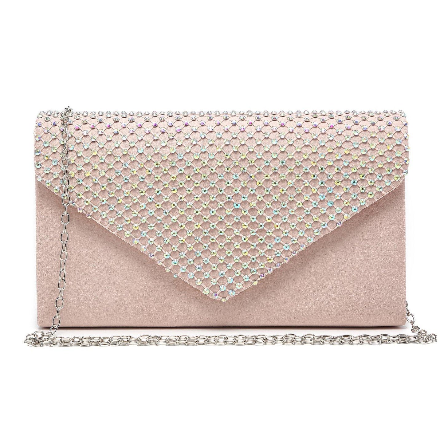 Women Colorful Rhinestone Cocktail Prom Evening Clutch Bags for Wedding Dasein - Dasein Bags