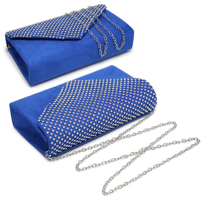 Women Colorful Rhinestone Cocktail Prom Evening Clutch Bags for Wedding Dasein - Dasein Bags