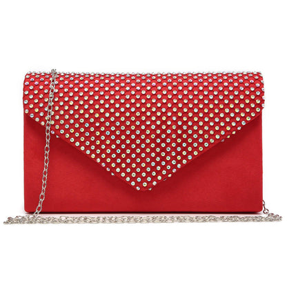 Women Colorful Rhinestone Cocktail Prom Evening Clutch Bags for Wedding Dasein - Dasein Bags