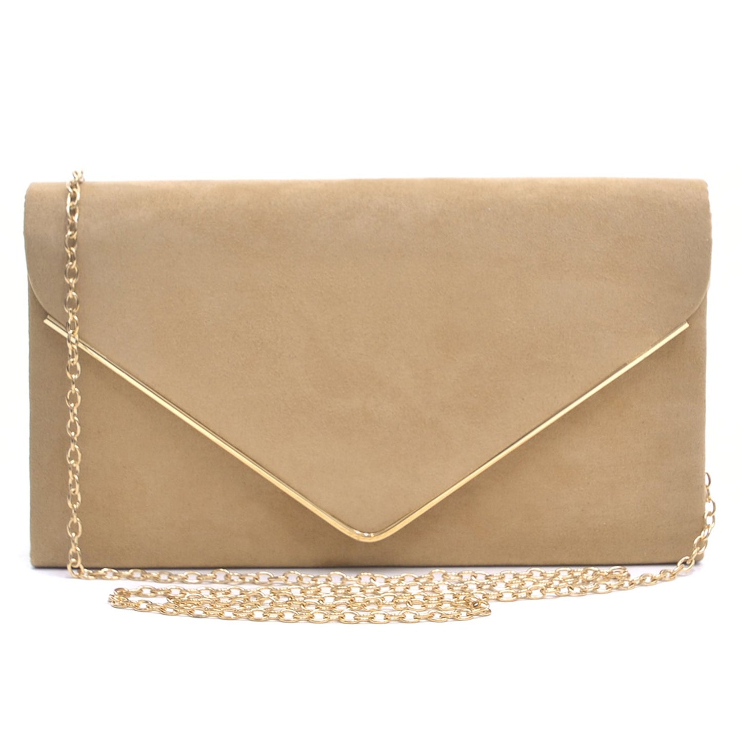Golden Edge Evening Clutch-Clutches-Dasein Bags