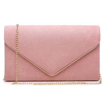 Golden Edge Evening Clutch-Clutches-Dasein Bags
