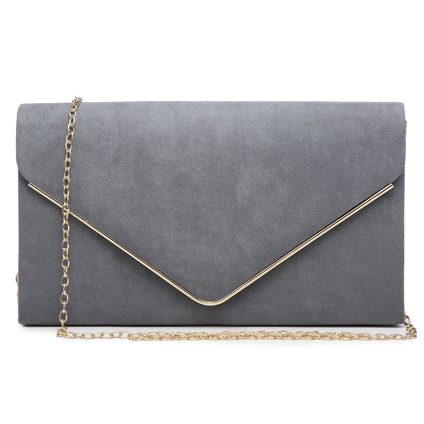 Golden Edge Evening Clutch-Clutches-Dasein Bags