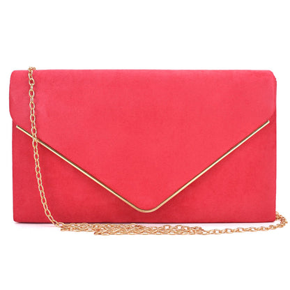 Golden Edge Evening Clutch-Clutches-Dasein Bags
