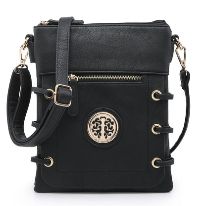 Emblem Crossbody Bag-Crossbody/Messenger bag-Dasein Bags