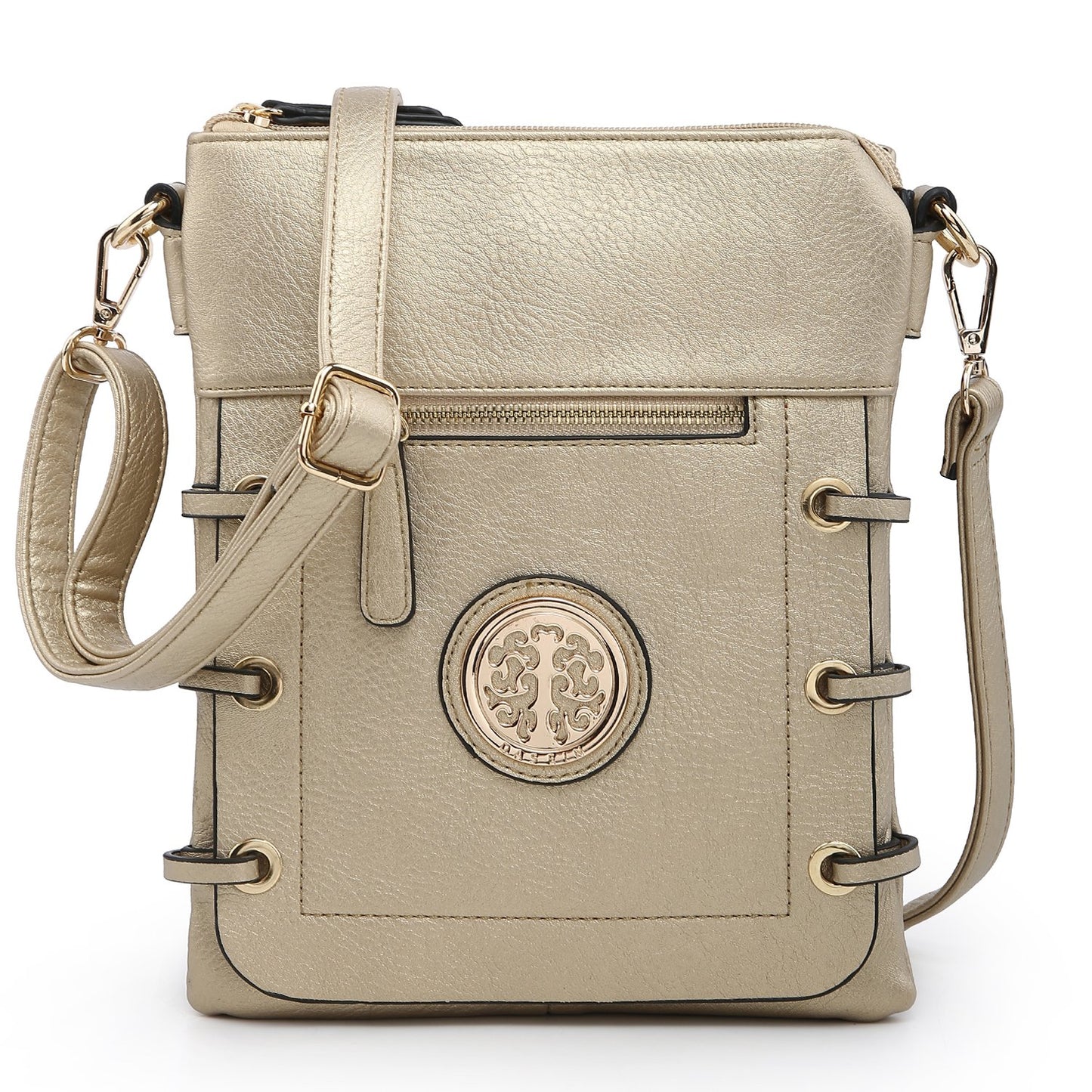 Emblem Crossbody Bag-Crossbody/Messenger bag-Dasein Bags