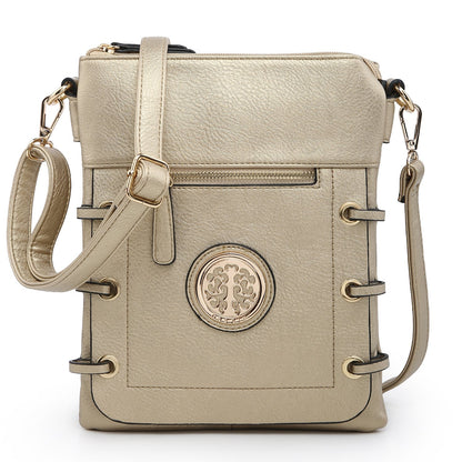 Emblem Crossbody Bag-Crossbody/Messenger bag-Dasein Bags