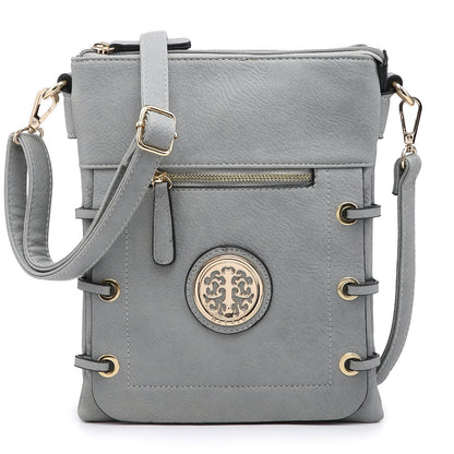 Emblem Crossbody Bag-Crossbody/Messenger bag-Dasein Bags