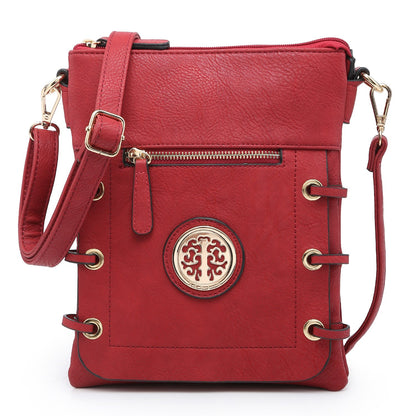Emblem Crossbody Bag-Crossbody/Messenger bag-Dasein Bags