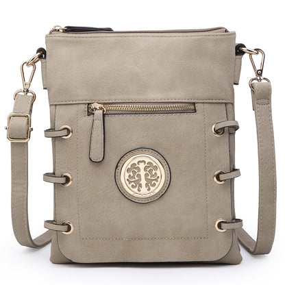Emblem Crossbody Bag-Crossbody/Messenger bag-Dasein Bags
