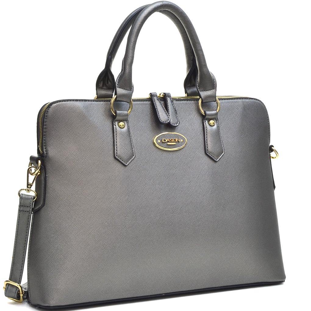 Dasein Slim Briefcase with Removable Shoulder Strap - Dasein Bags