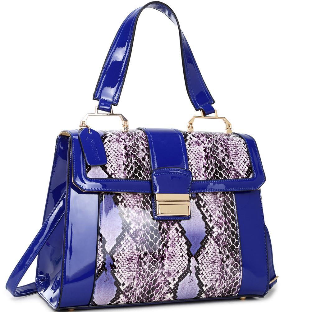 Dasein Fold-Over Lock Tote Bag - Dasein Bags