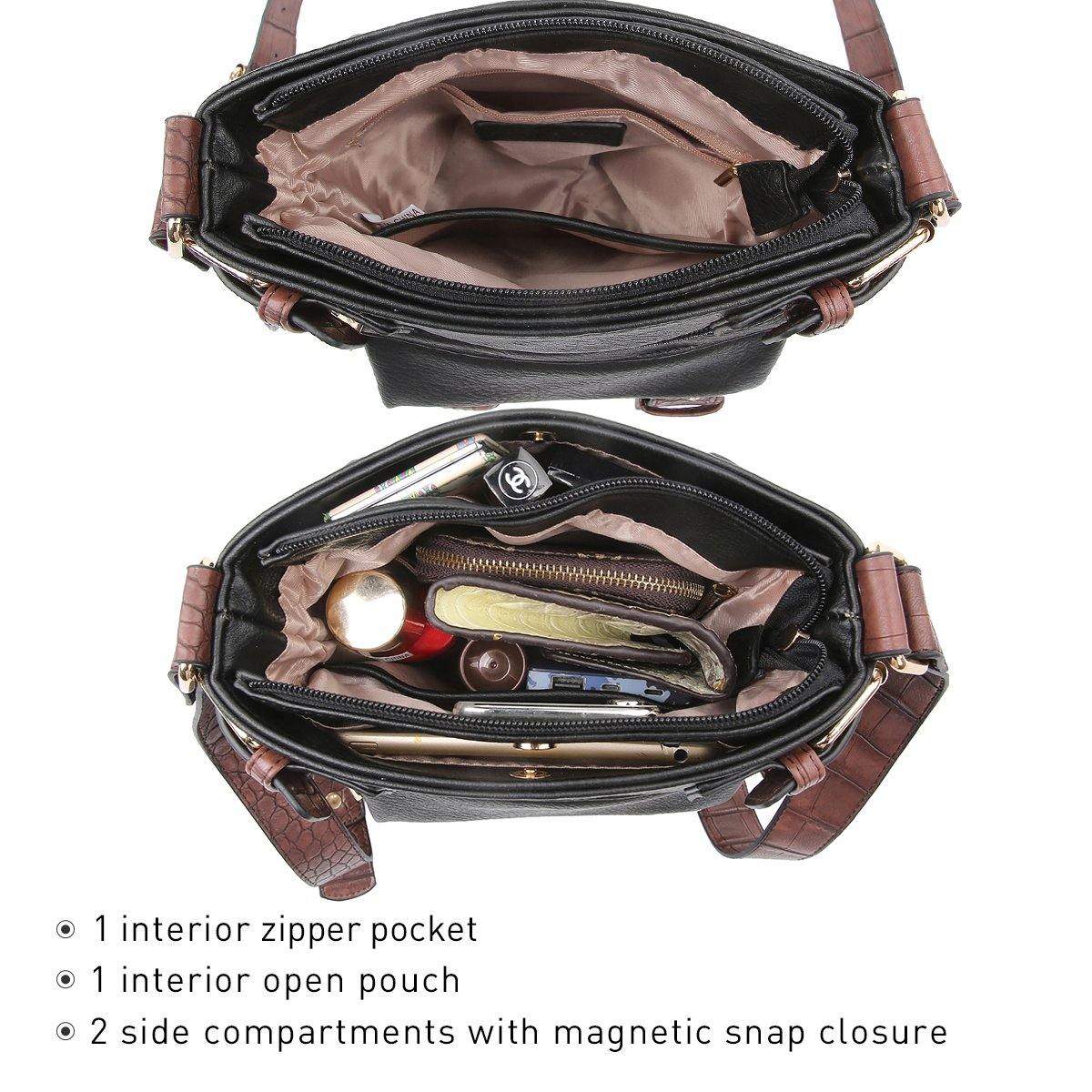 Leather Messenger Crossbody Bag - Dasein Bags
