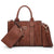 Studded 3-in-1 Top Handle Handbag-Handbags & Purses-Dasein Bags