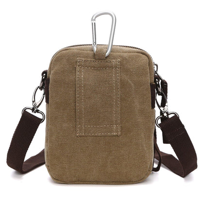 Mini Vintage Unisex Canvas Messenger Bag - Dasein Bags