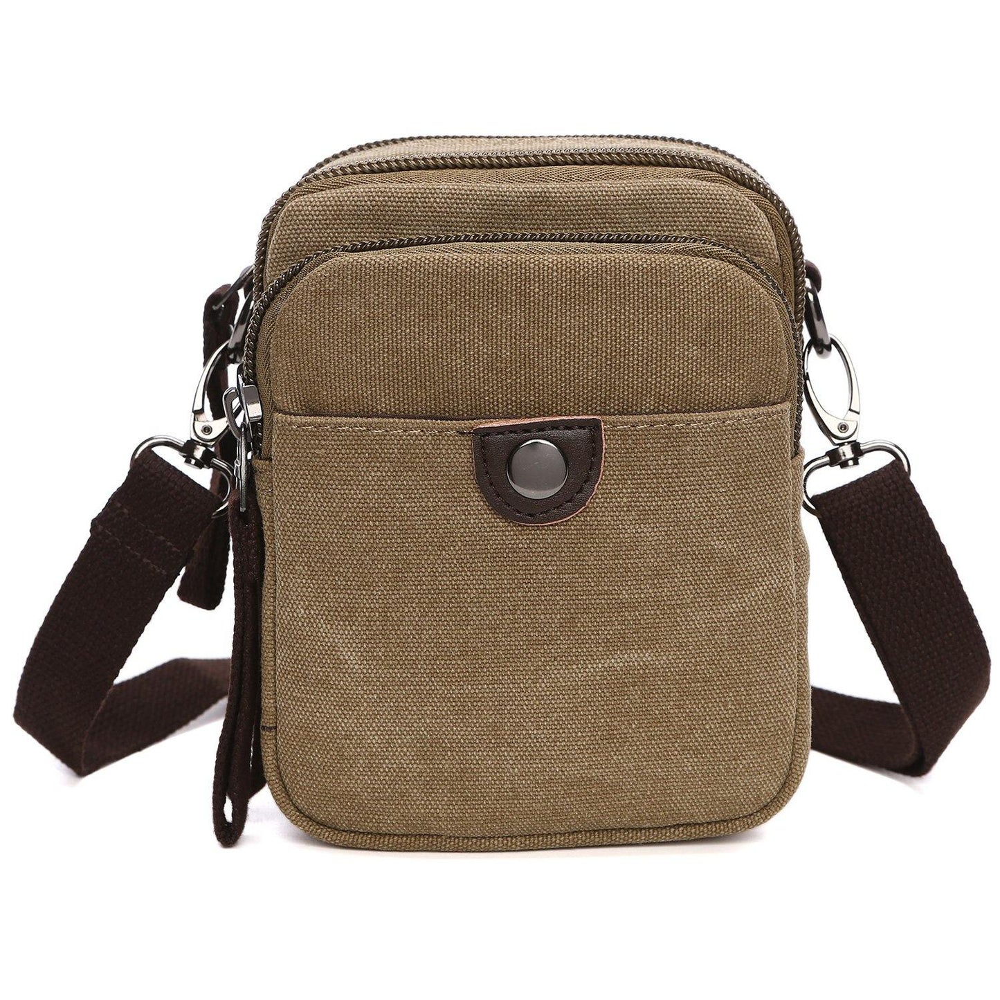 Mini Vintage Unisex Canvas Messenger Bag - Dasein Bags