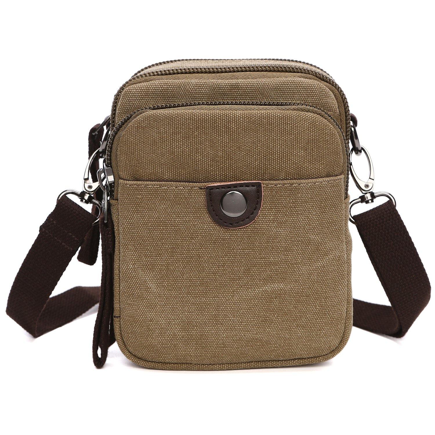 Mini Vintage Unisex Canvas Messenger Bag - Dasein Bags