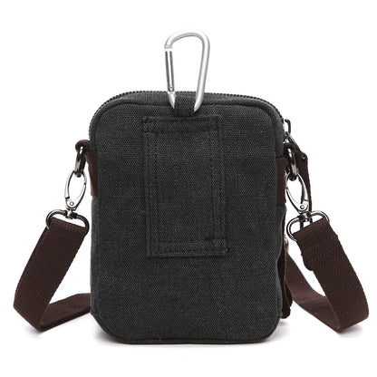 Mini Vintage Unisex Canvas Messenger Bag - Dasein Bags