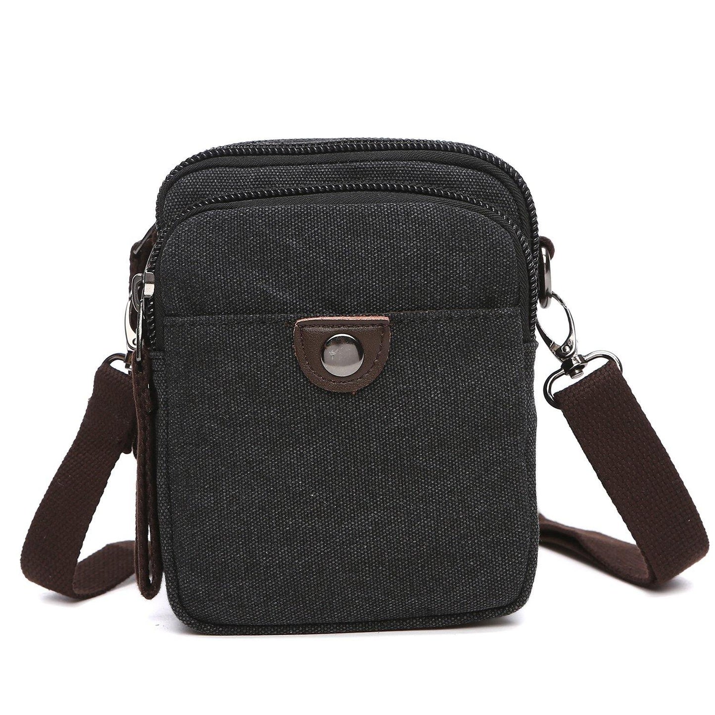 Mini Vintage Unisex Canvas Messenger Bag - Dasein Bags