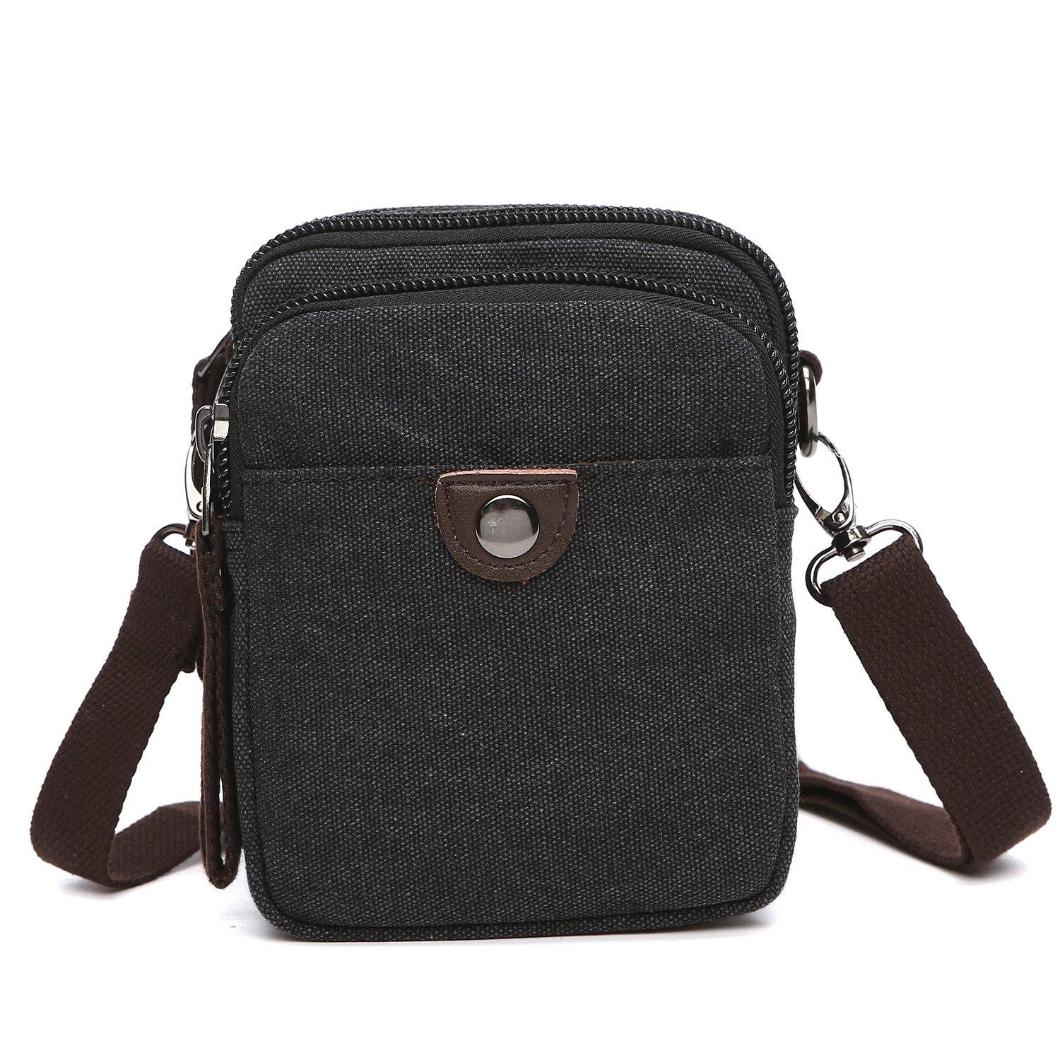 Mini Vintage Unisex Canvas Messenger Bag - Dasein Bags